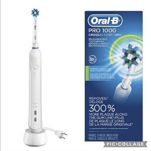 New in box Oral B pro 1000 rechargeable electric toothbrush